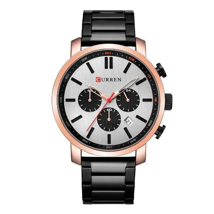 Relógio com Pulseira de Aço Fausto