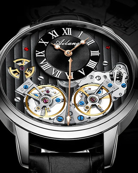 Relógio Com Duplo Tourbillon Mathieu