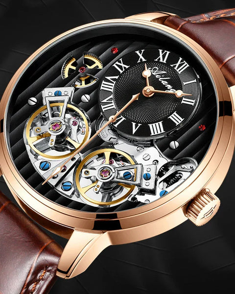 Relógio Com Duplo Tourbillon Mathieu