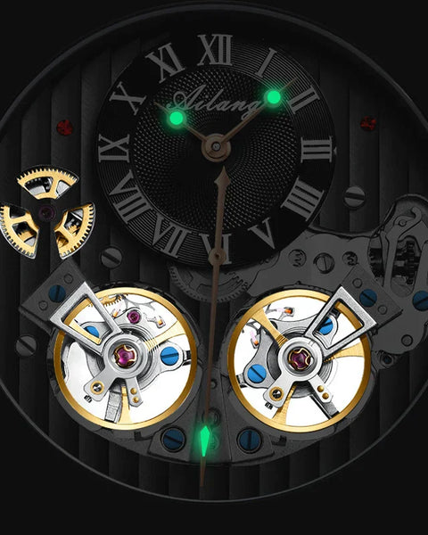 Relógio Com Duplo Tourbillon Mathieu