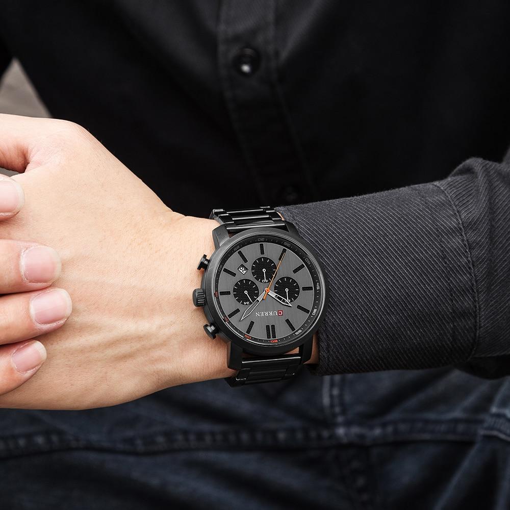 Relógio com Pulseira de Aço Fausto